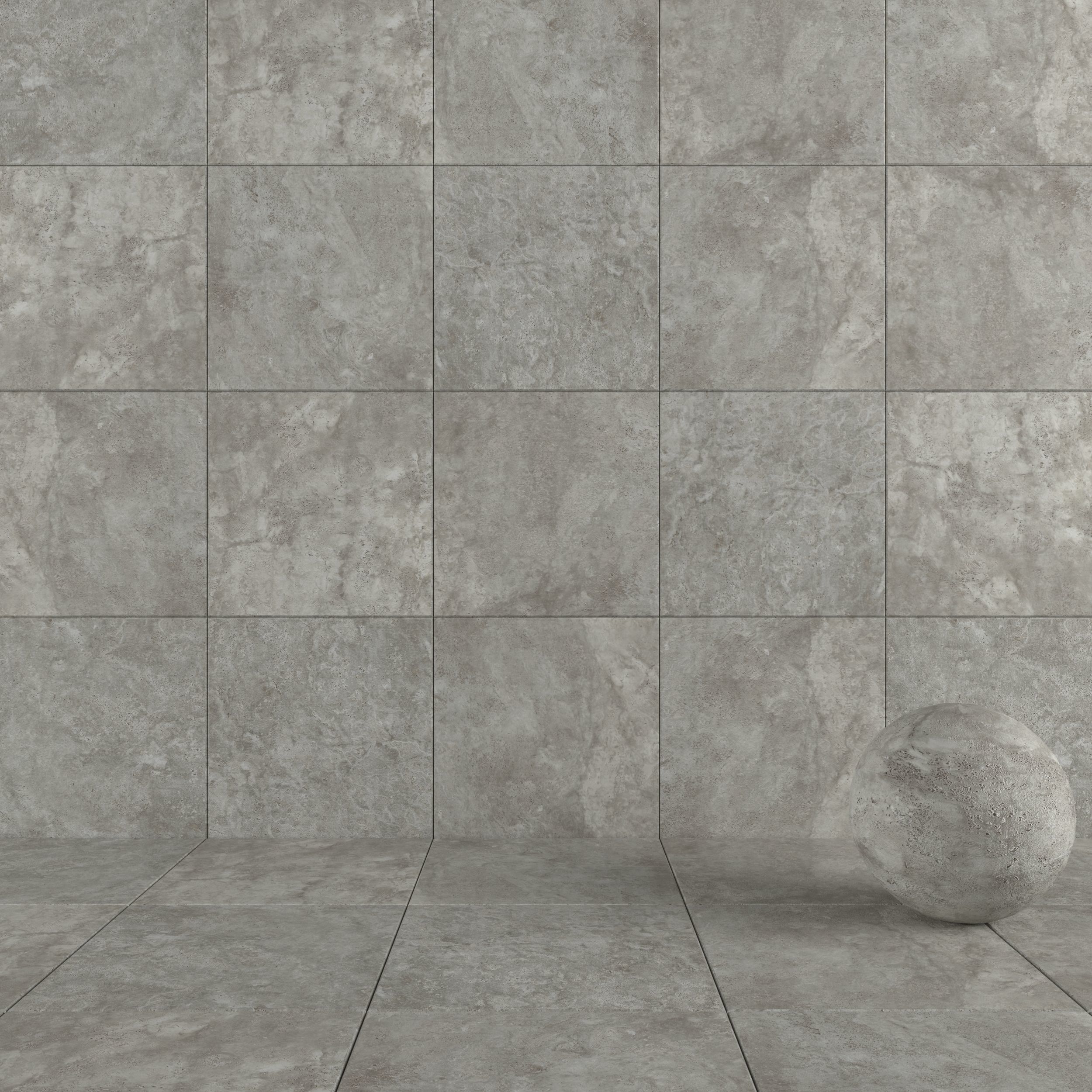 Flaviker Navona Grey Cross 80x80 Texture_4