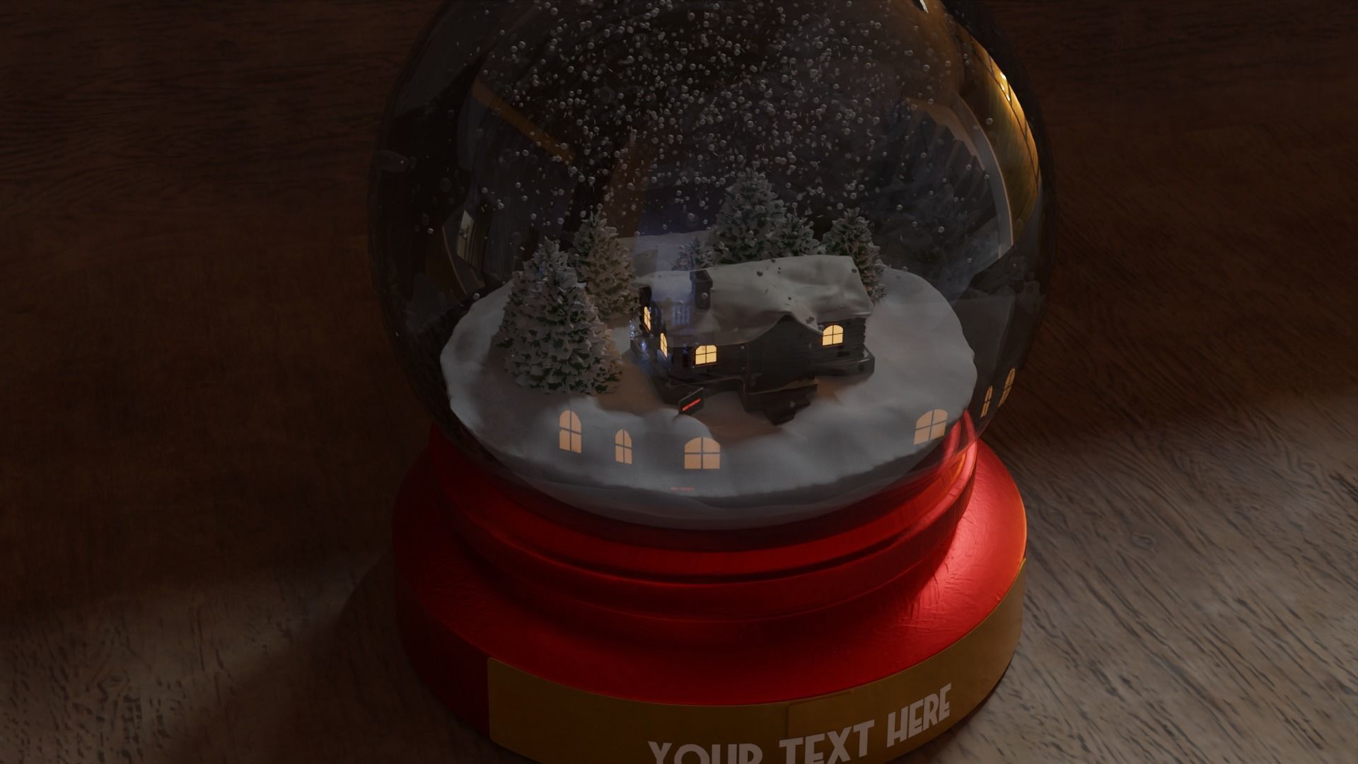 Snow Globe 3D model_25