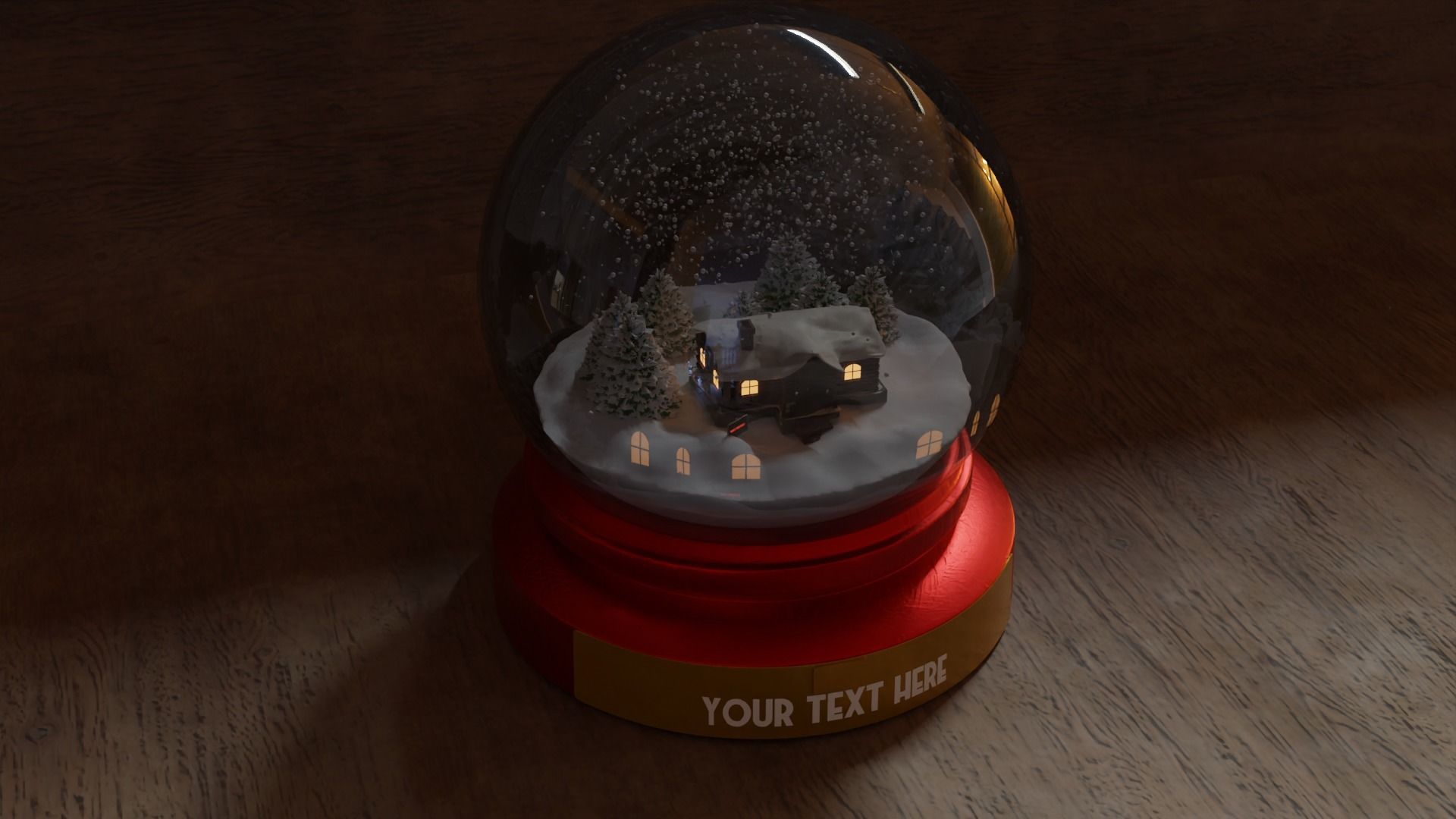 Snow Globe 3D model_43