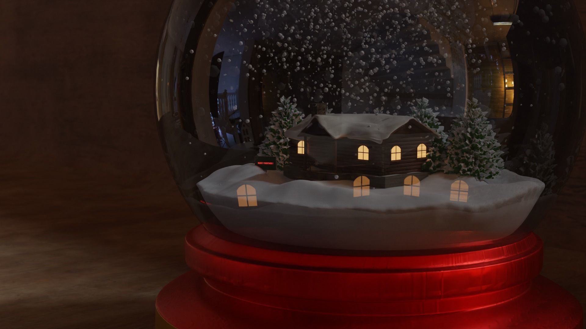 Snow Globe 3D model_105