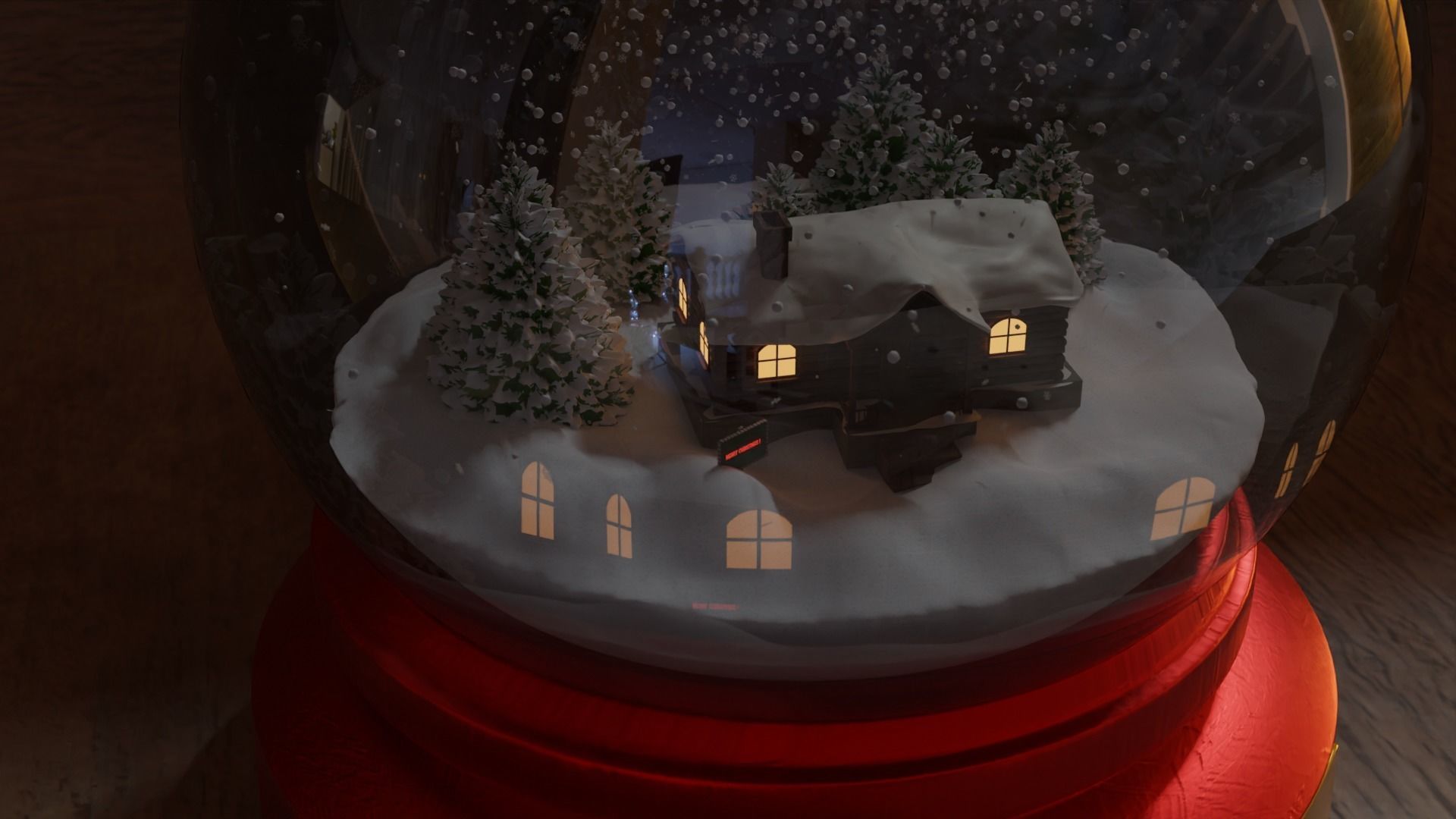 Snow Globe 3D model_10