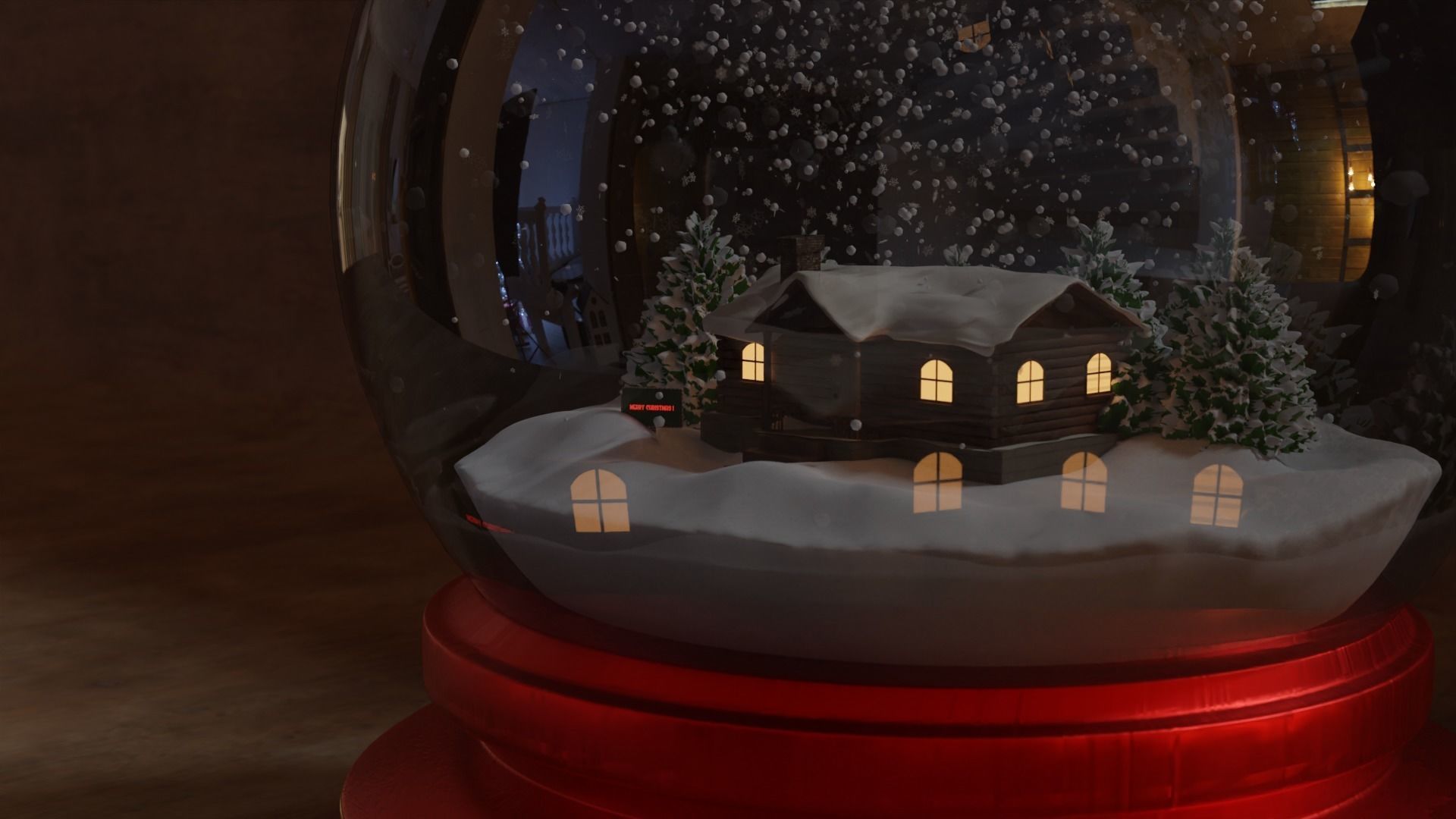 Snow Globe 3D model_115