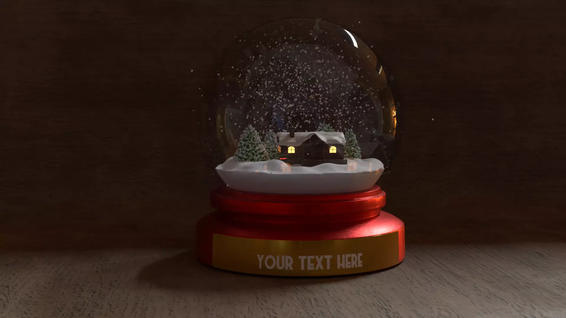 Snow Globe 3D model_0