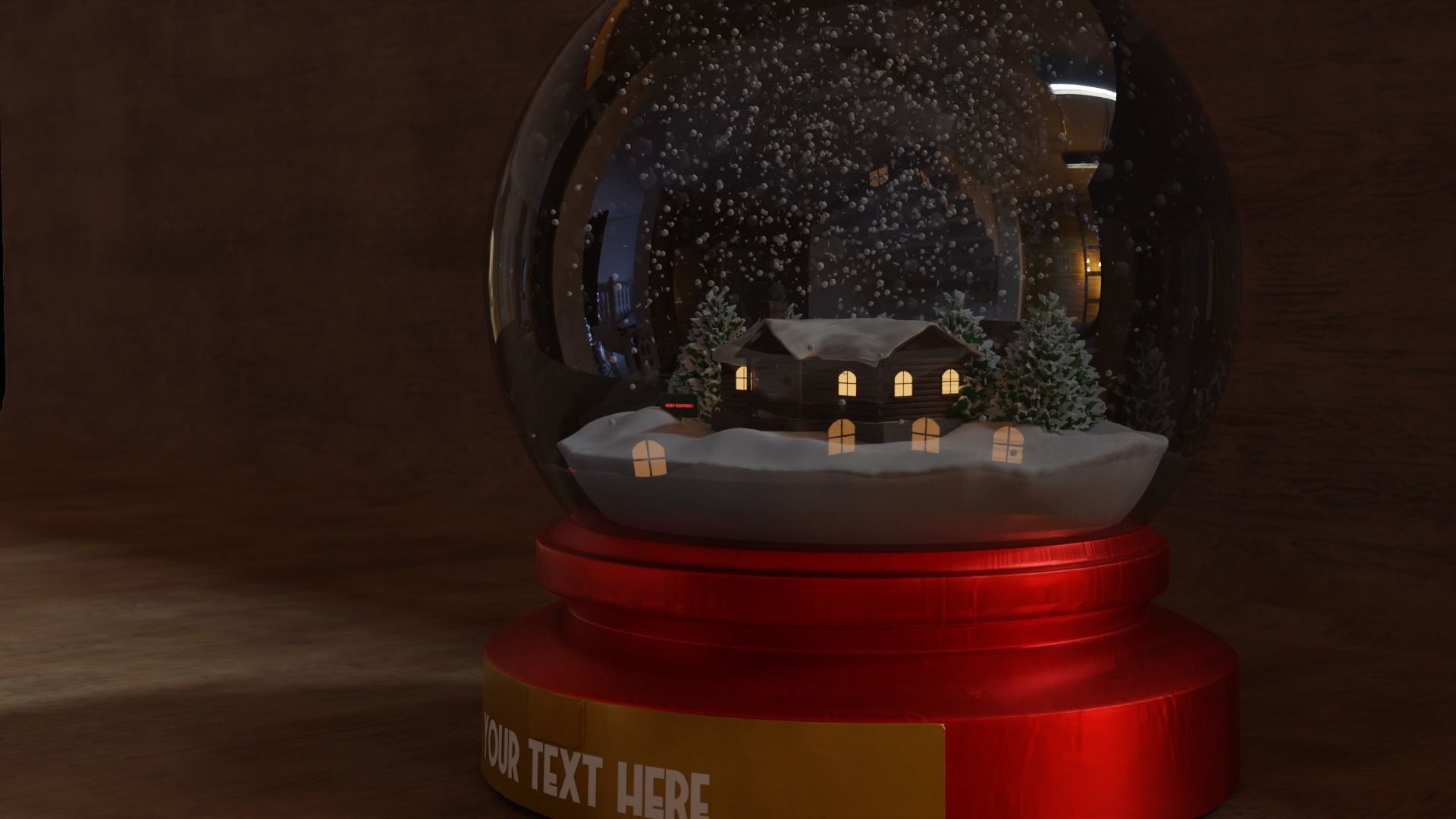 Snow Globe 3D model_18