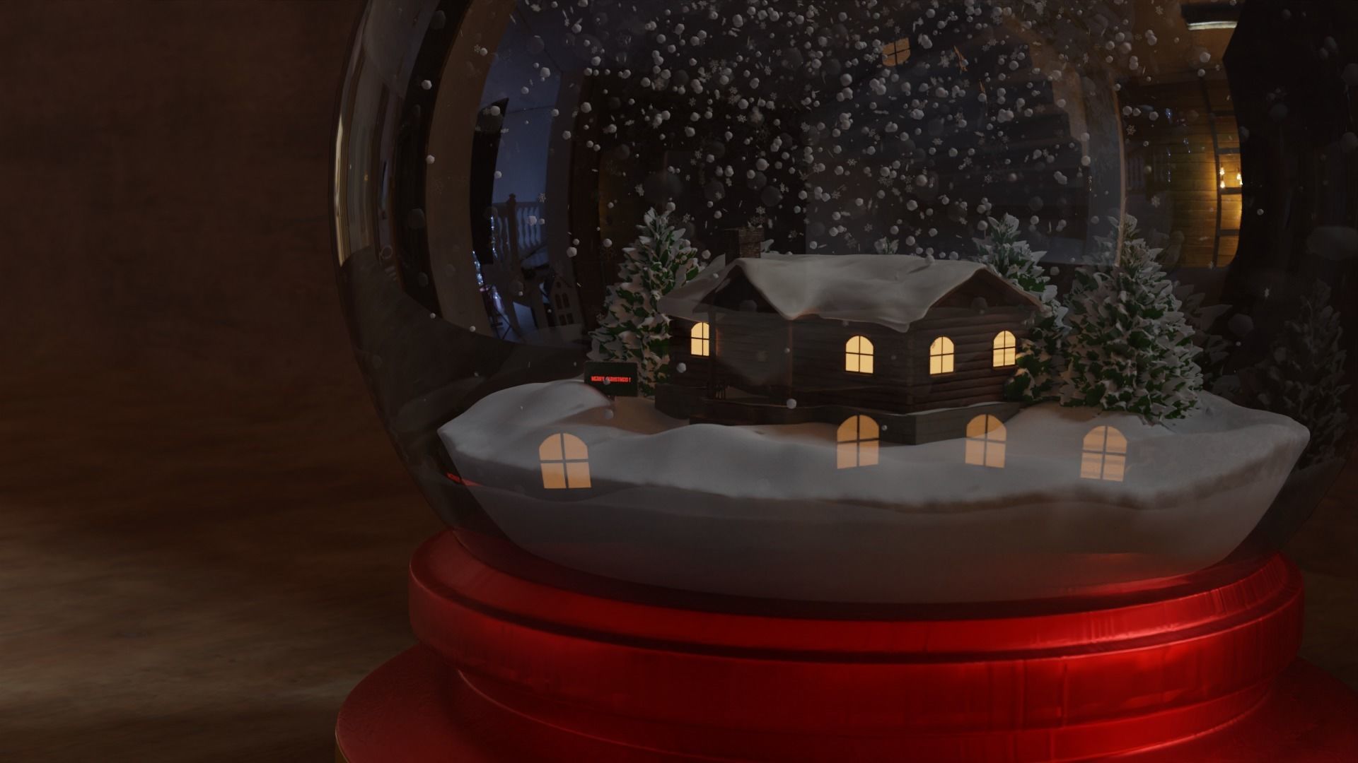 Snow Globe 3D model_119