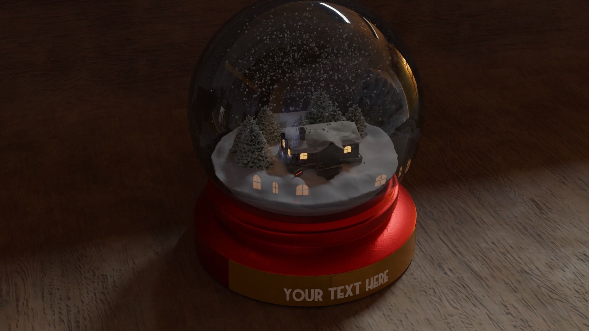 Snow Globe 3D model_46