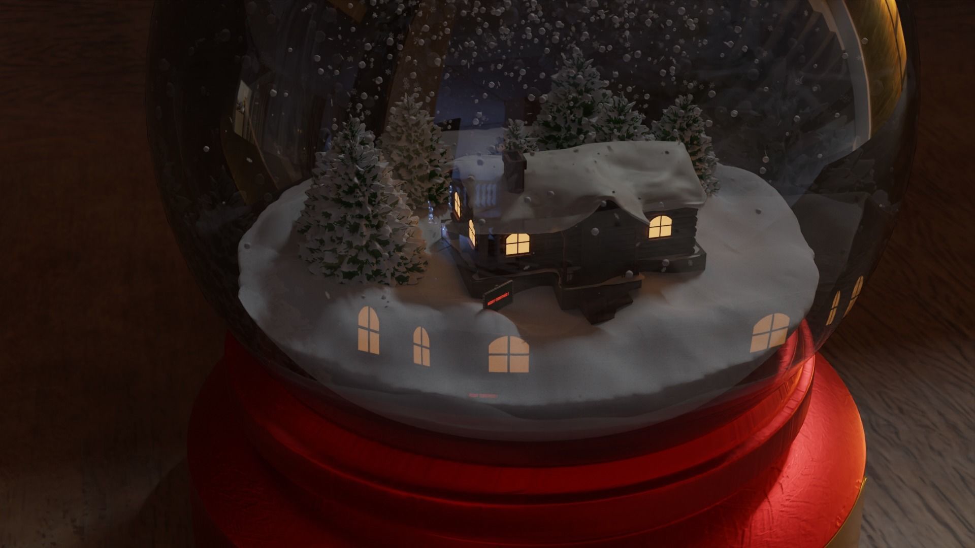 Snow Globe 3D model_62