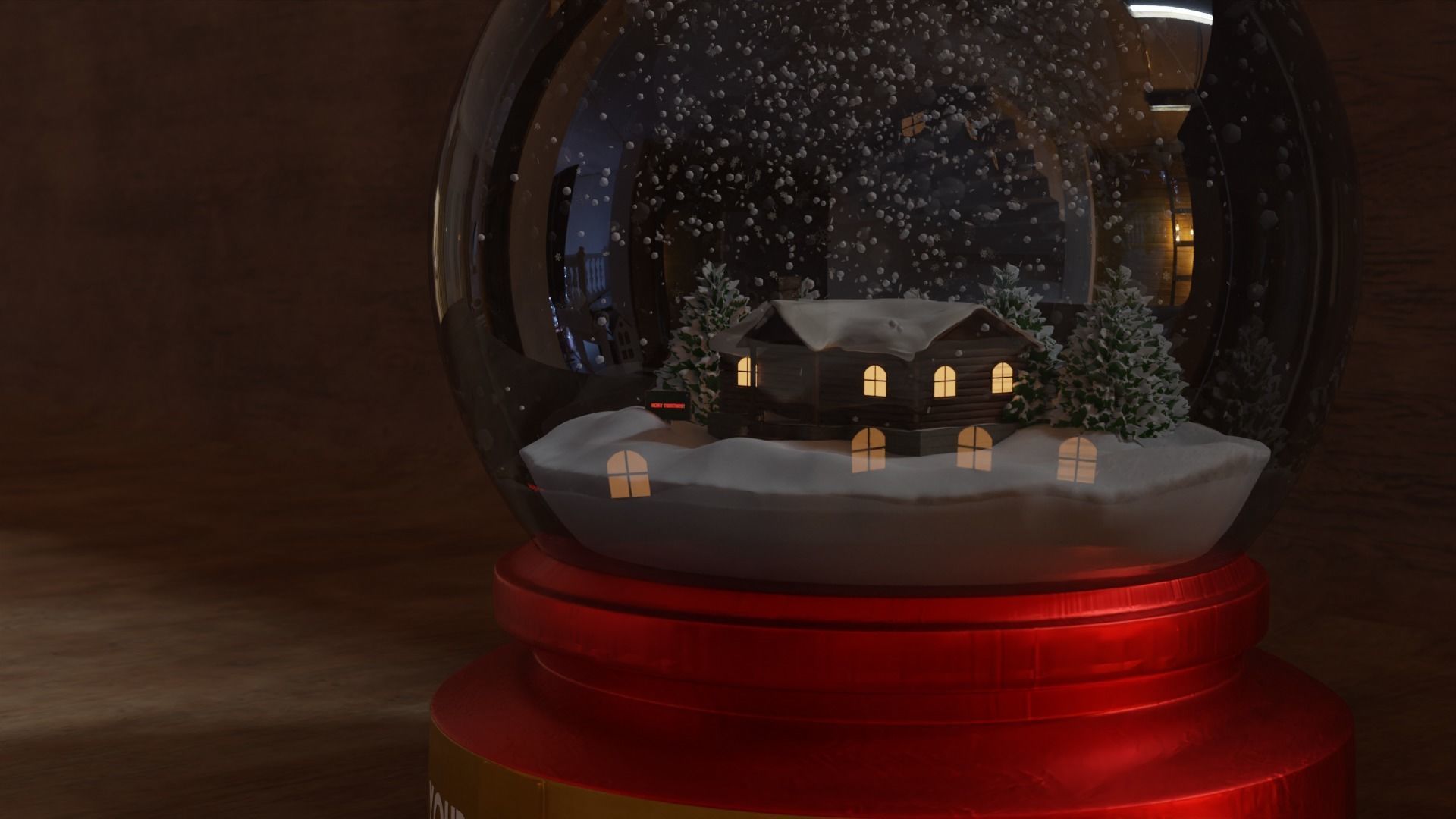 Snow Globe 3D model_24
