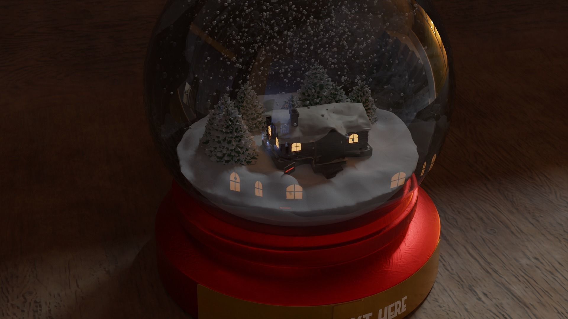 Snow Globe 3D model_29