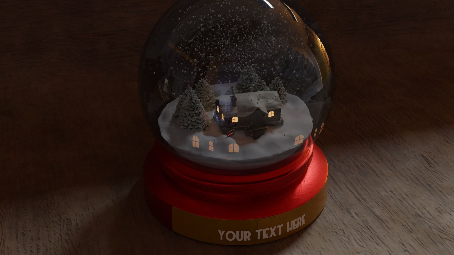 Snow Globe 3D model_49