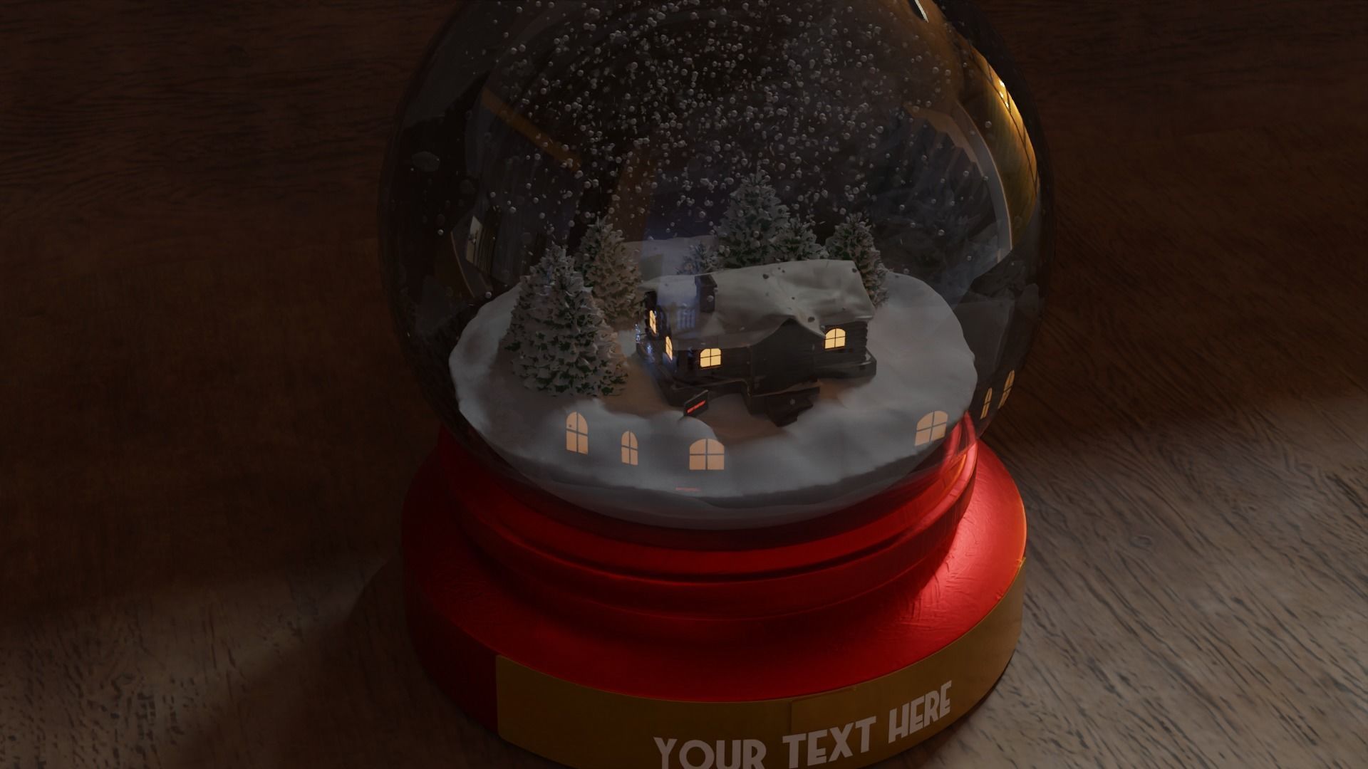 Snow Globe 3D model_27