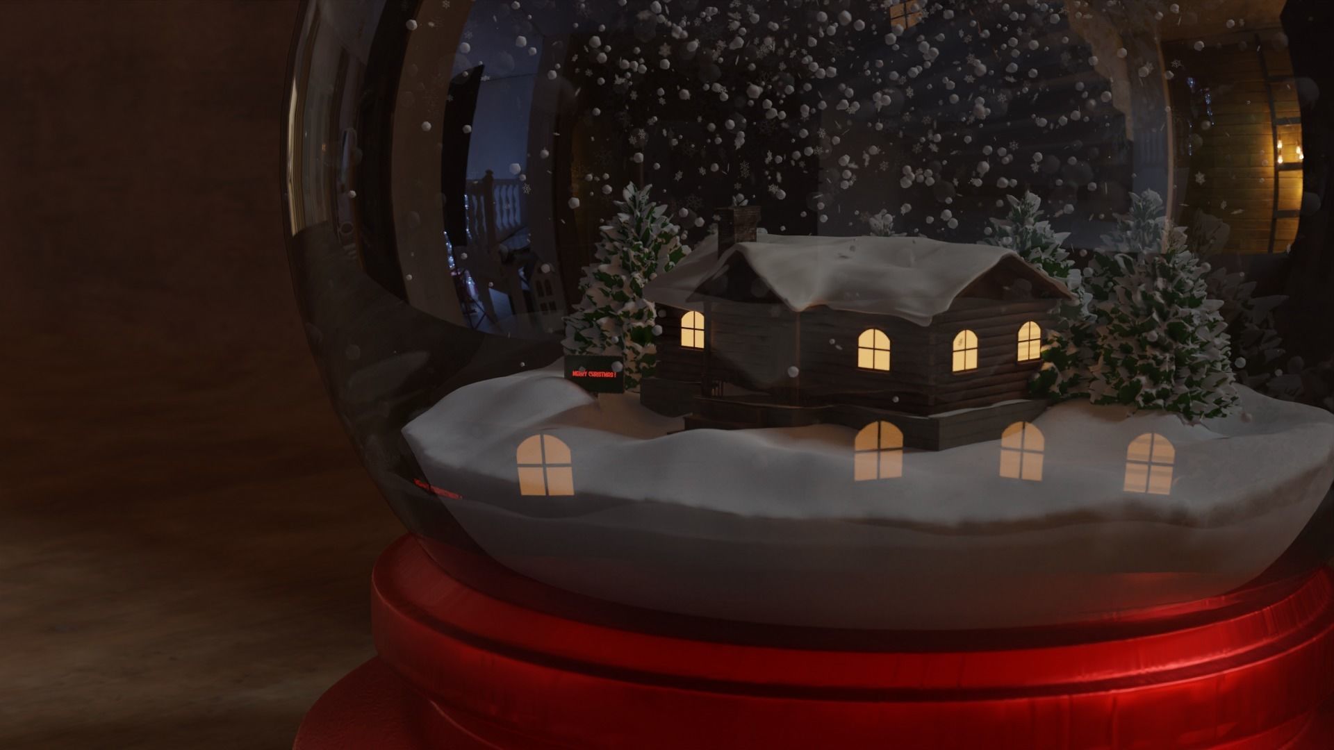 Snow Globe 3D model_123