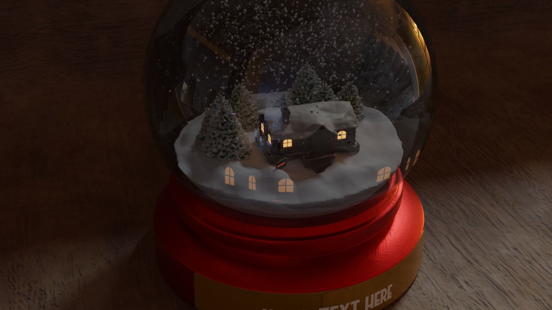 Snow Globe 3D model_26