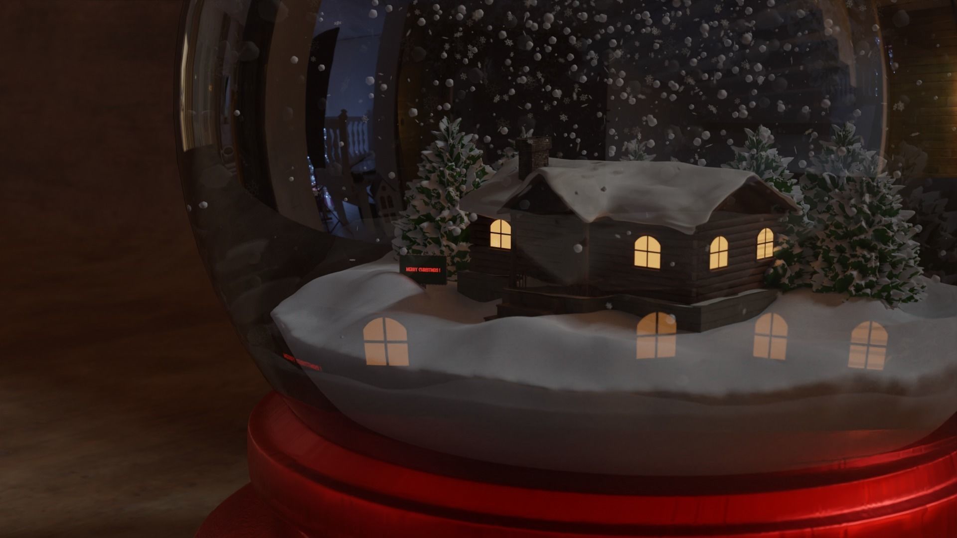 Snow Globe 3D model_98