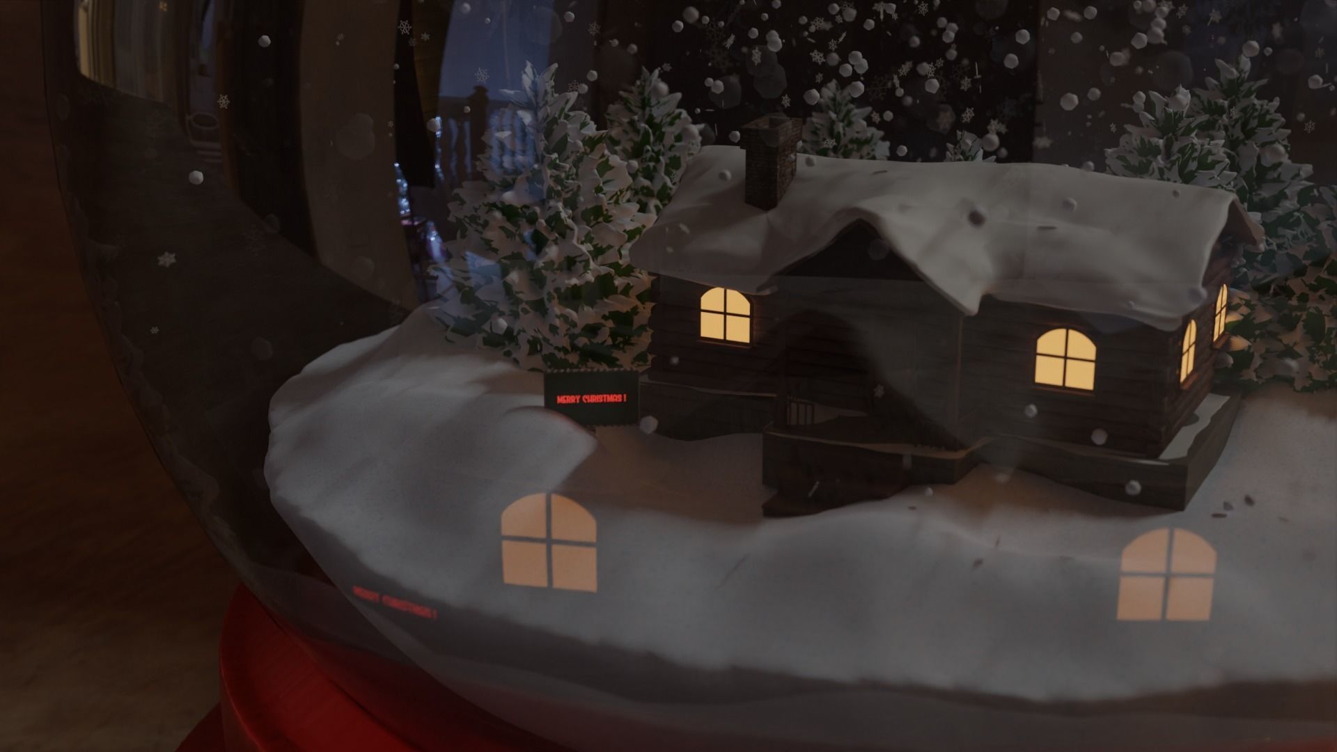 Snow Globe 3D model_99