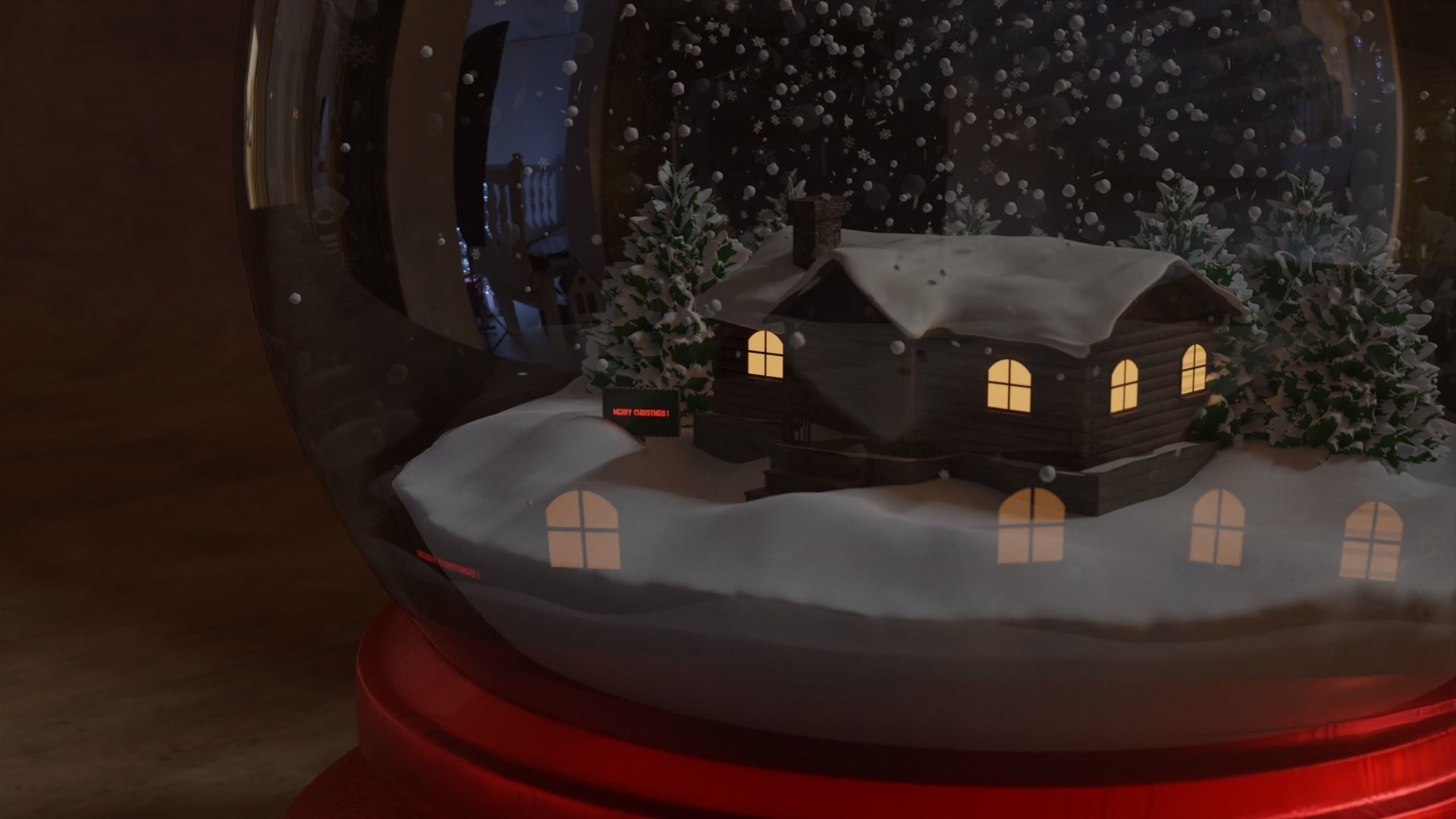 Snow Globe 3D model_100