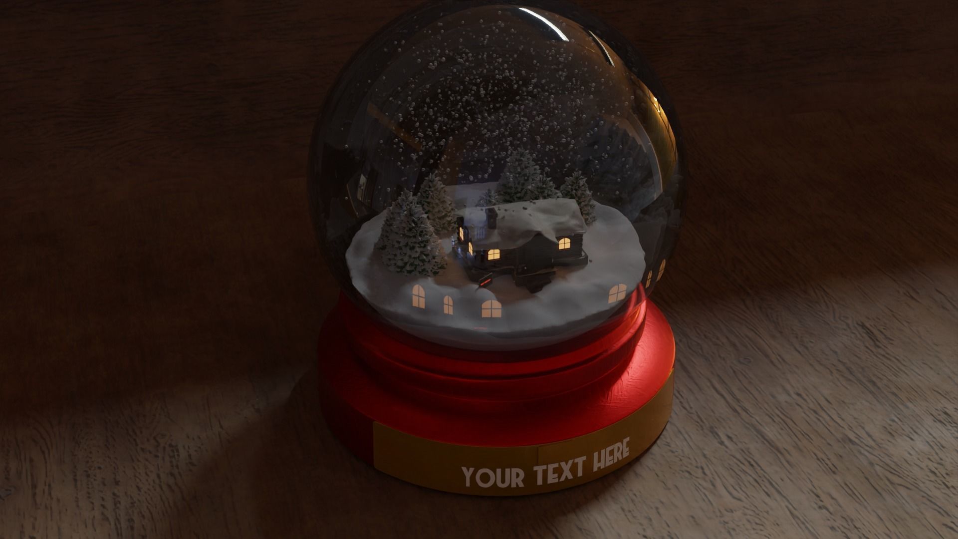 Snow Globe 3D model_39