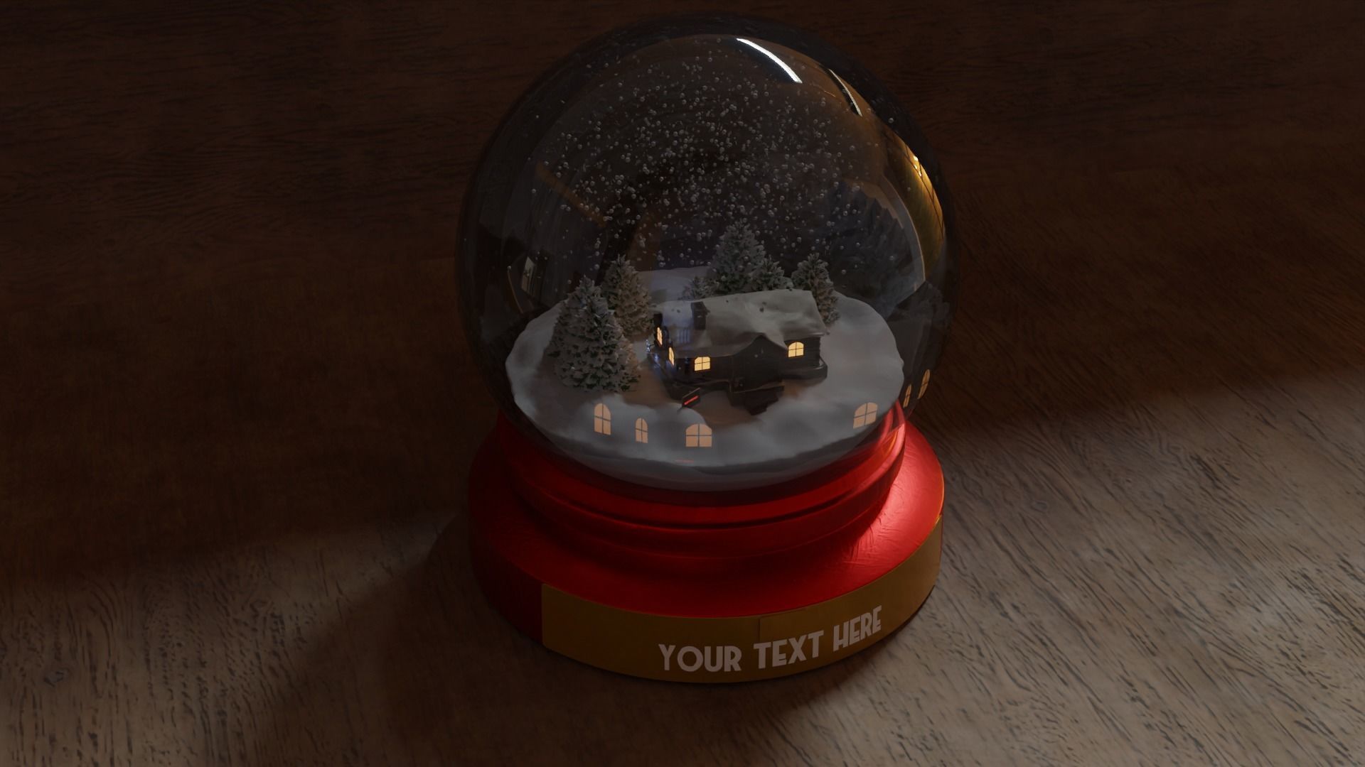 Snow Globe 3D model_33