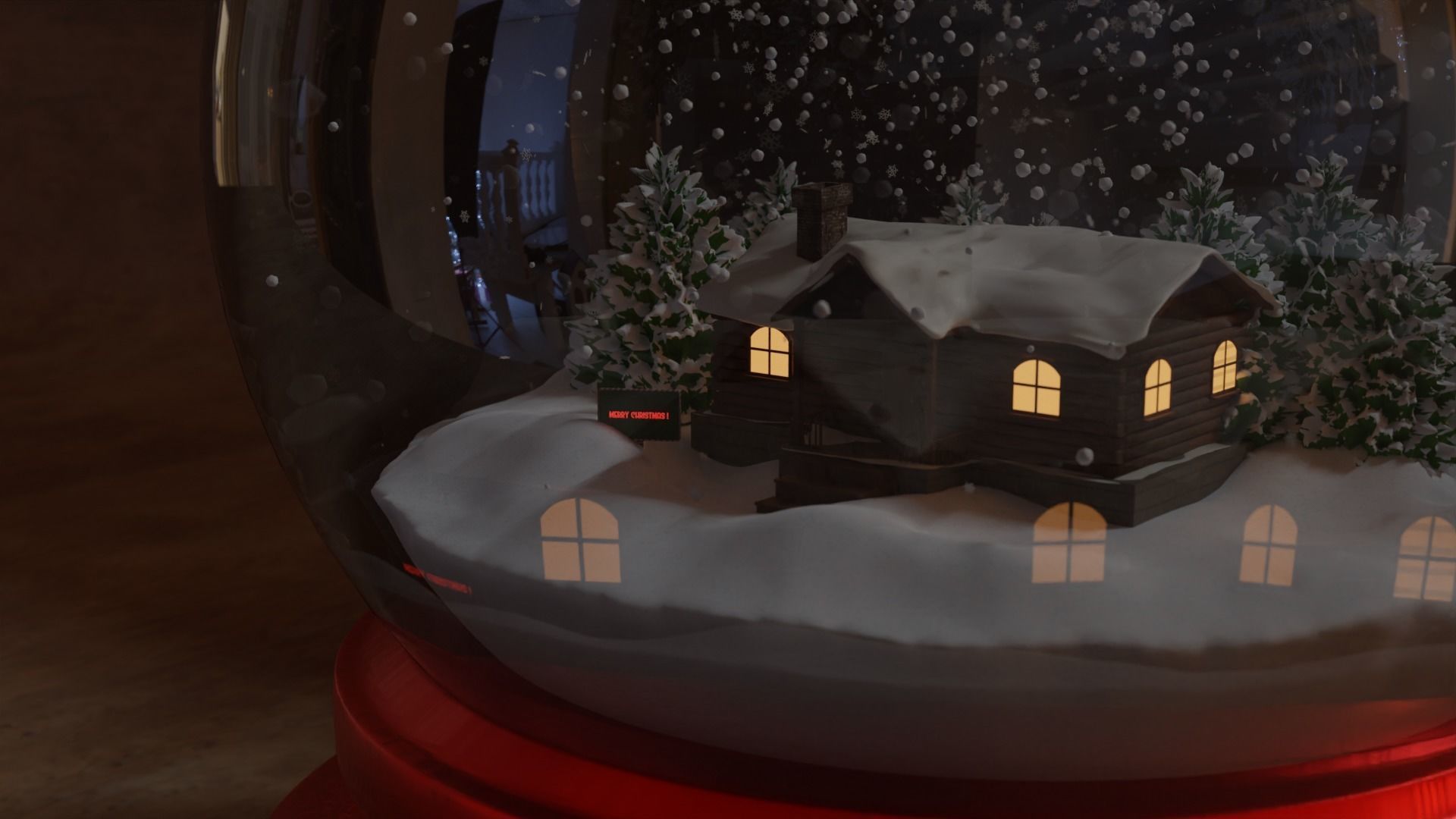 Snow Globe 3D model_94