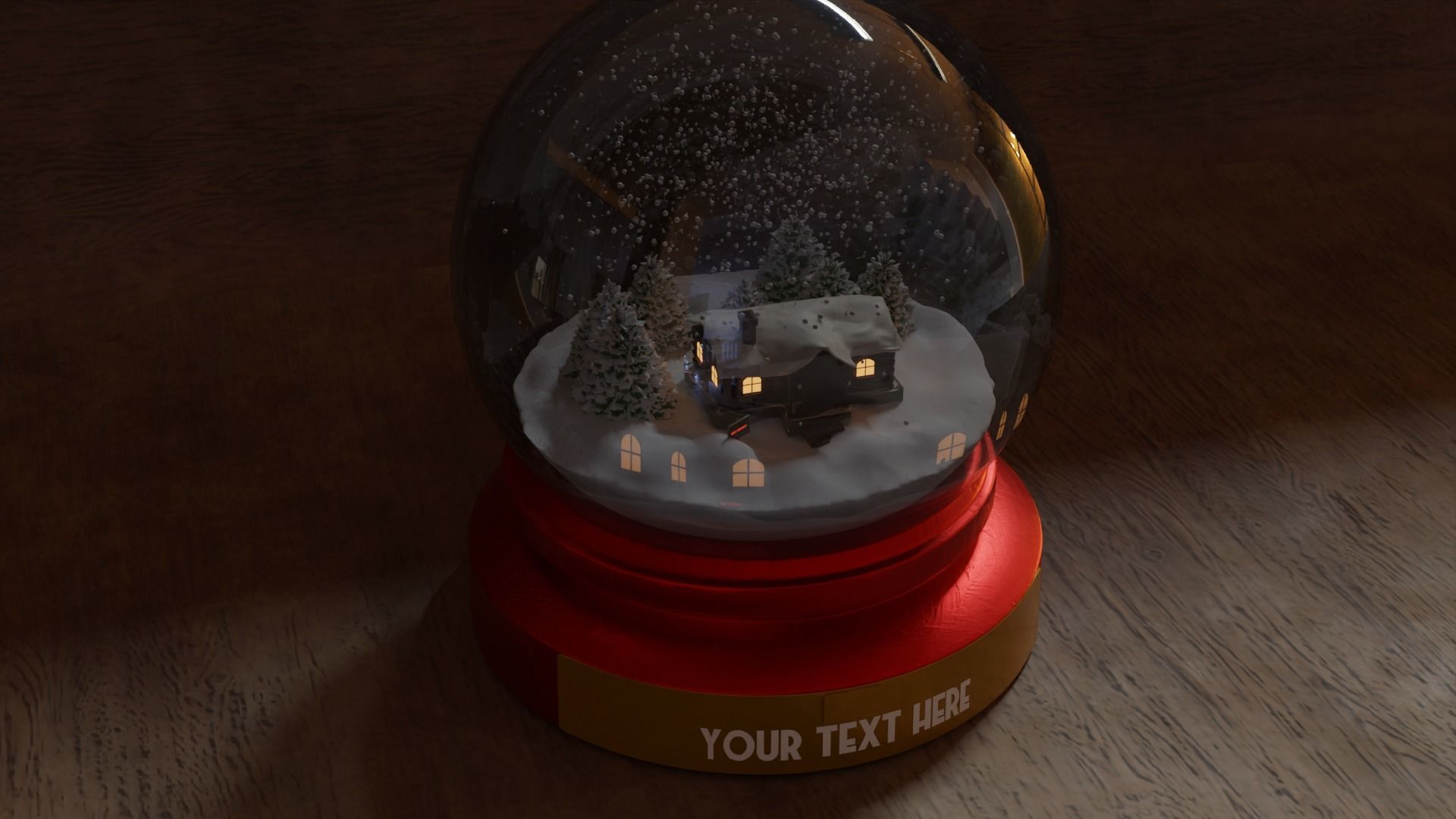 Snow Globe 3D model_44