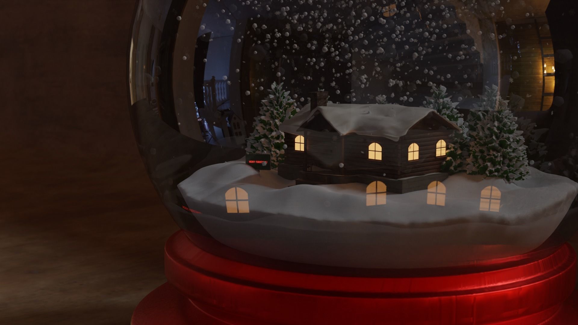 Snow Globe 3D model_116