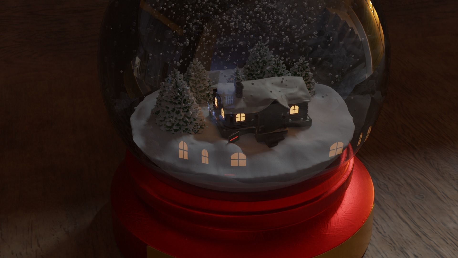 Snow Globe 3D model_13