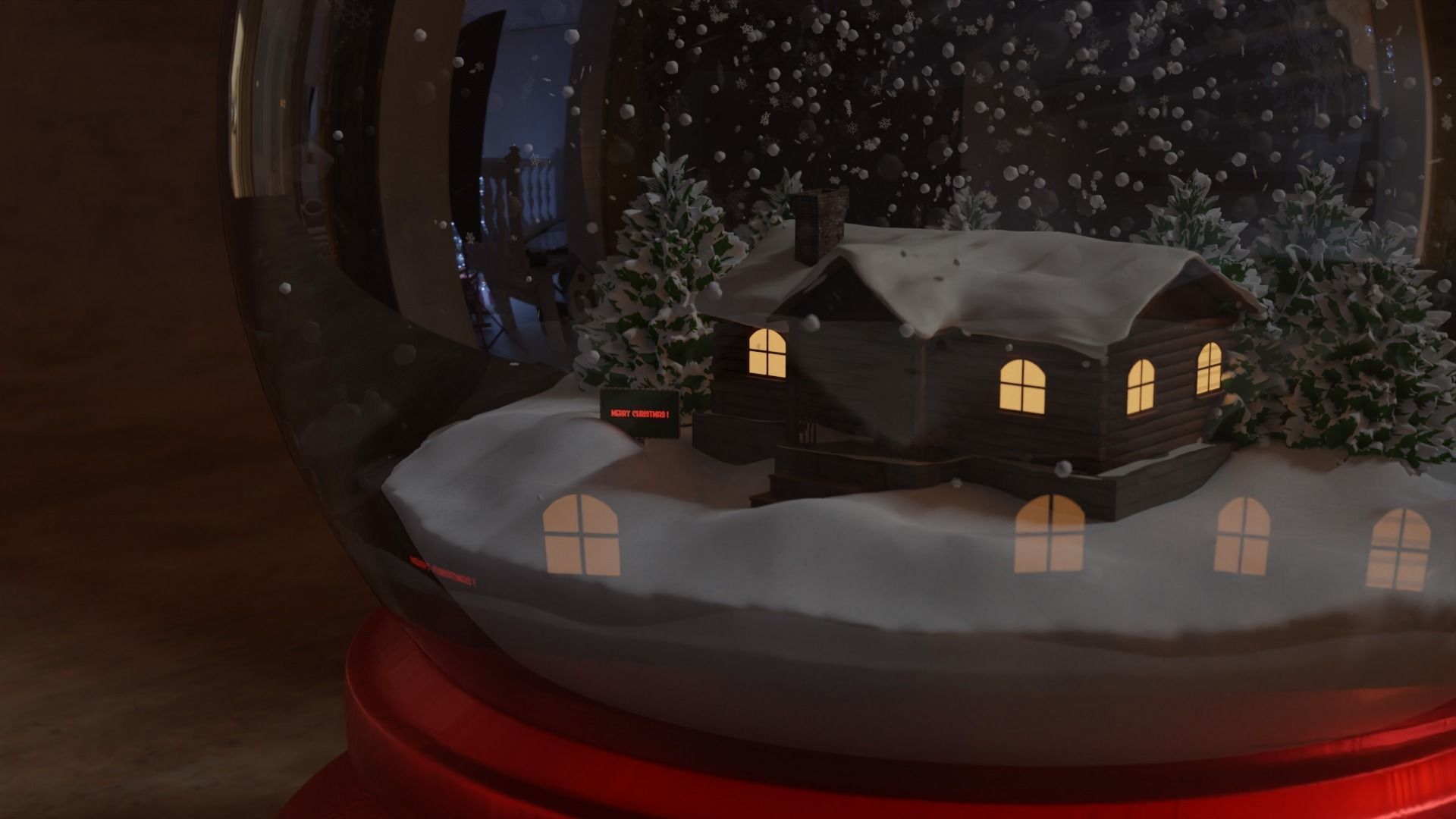 Snow Globe 3D model_91