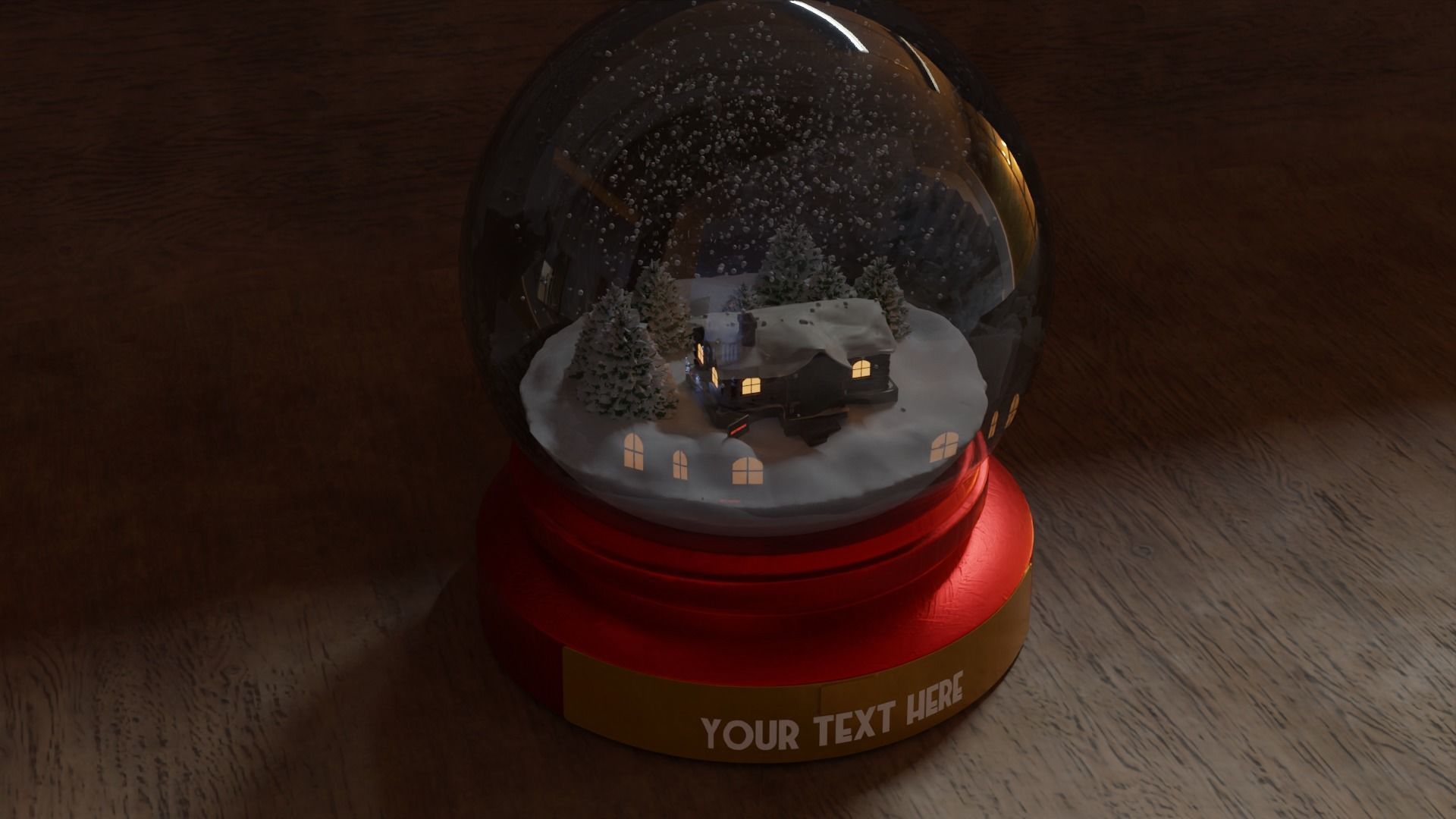 Snow Globe 3D model_41