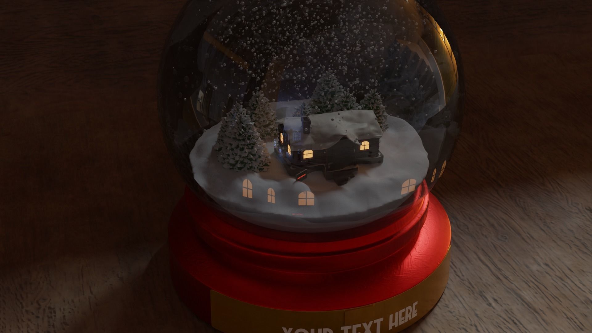 Snow Globe 3D model_30