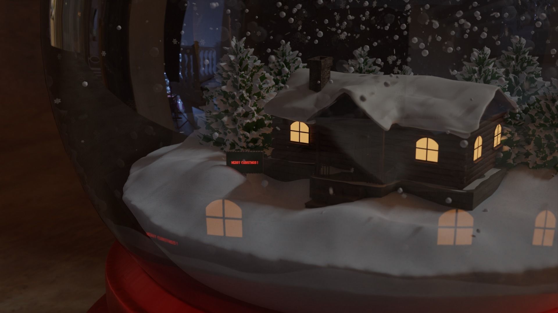 Snow Globe 3D model_95