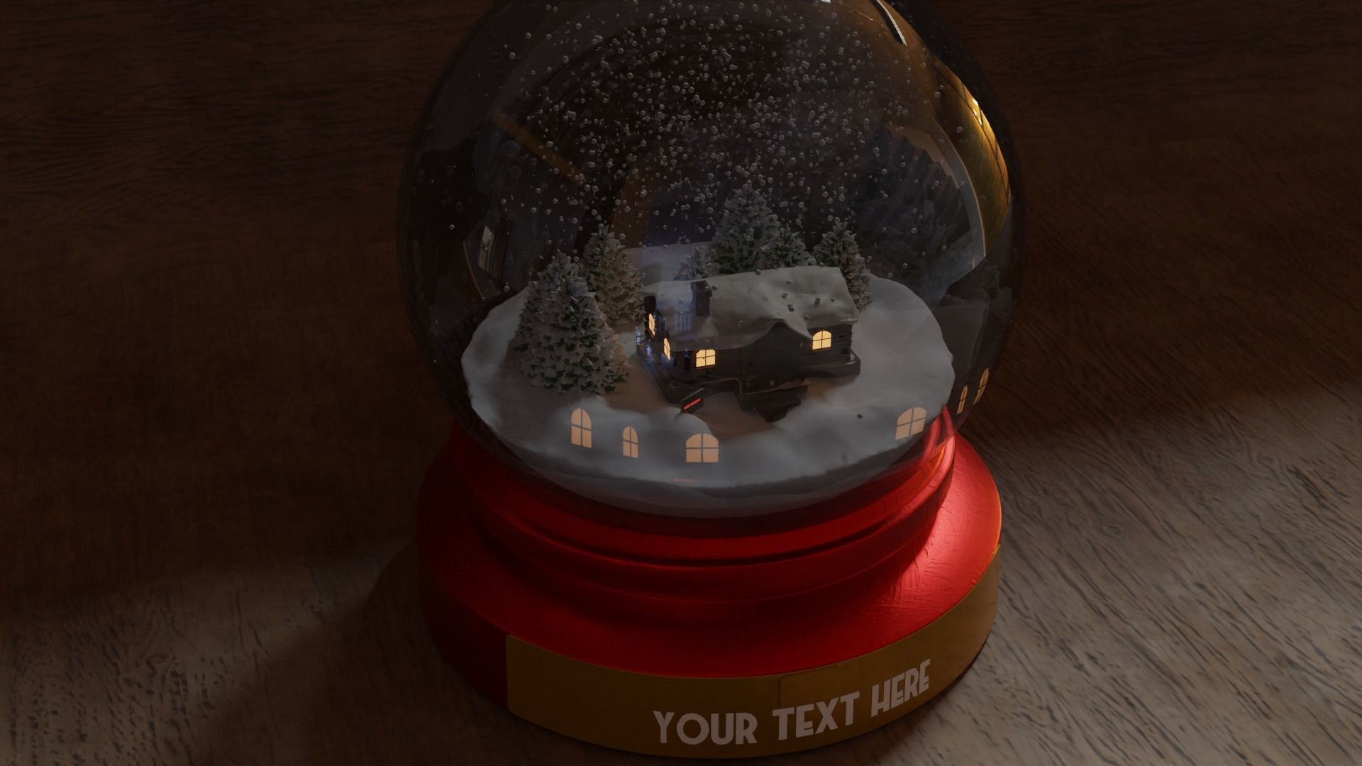 Snow Globe 3D model_50