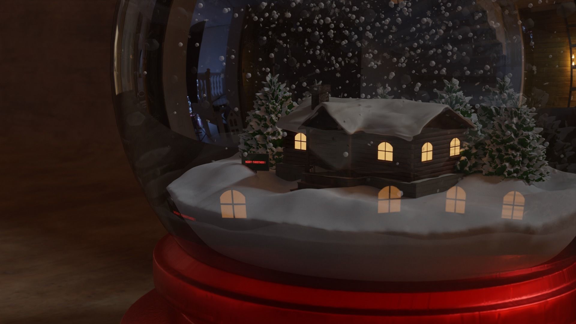 Snow Globe 3D model_102