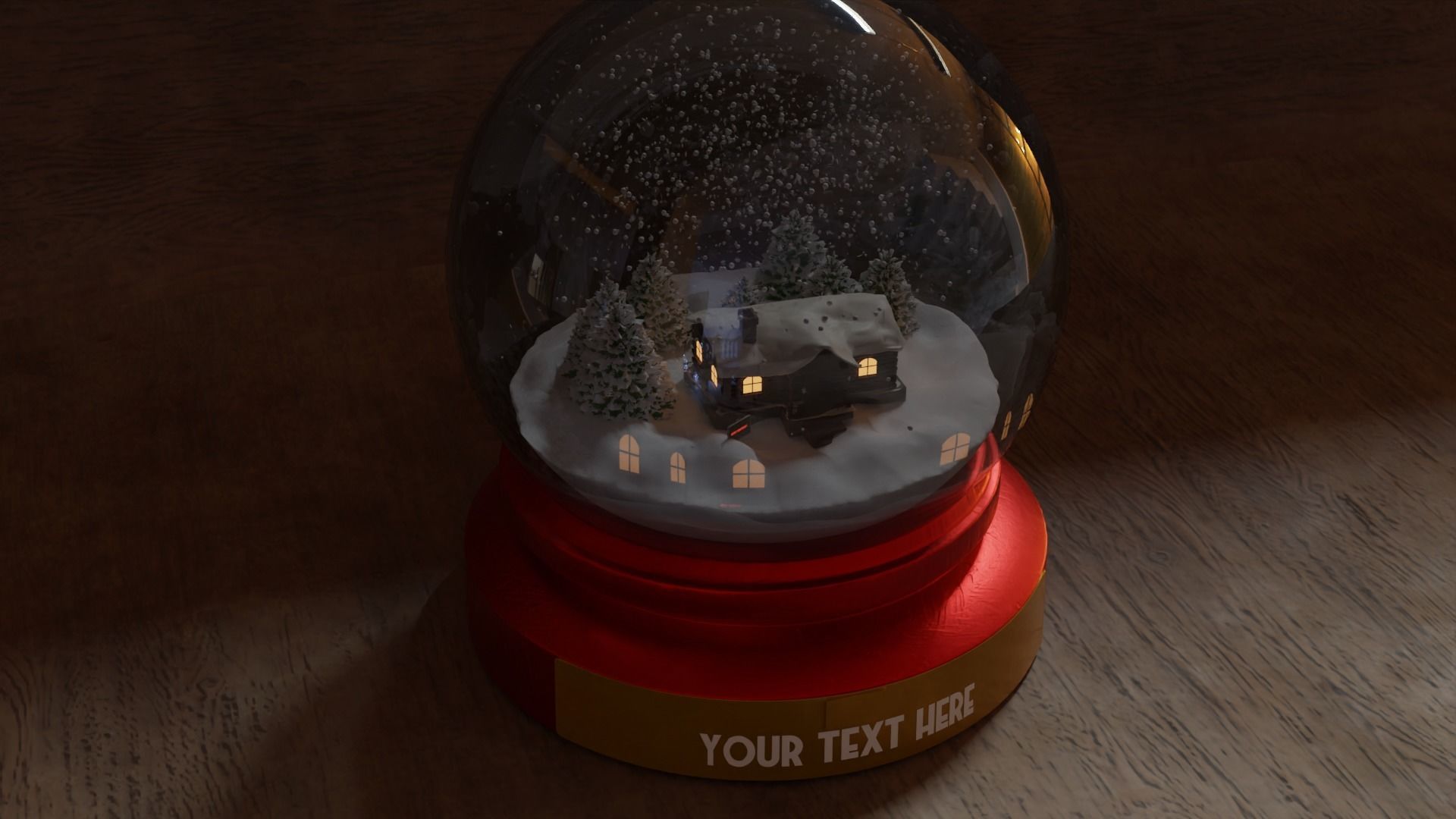 Snow Globe 3D model_45