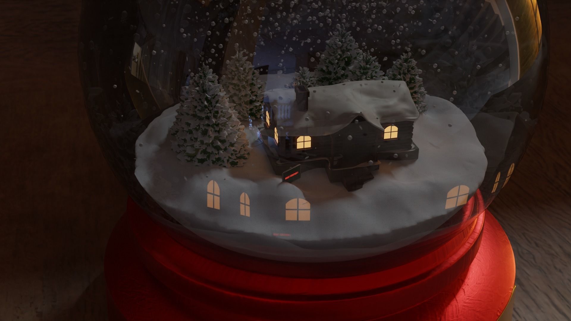 Snow Globe 3D model_75