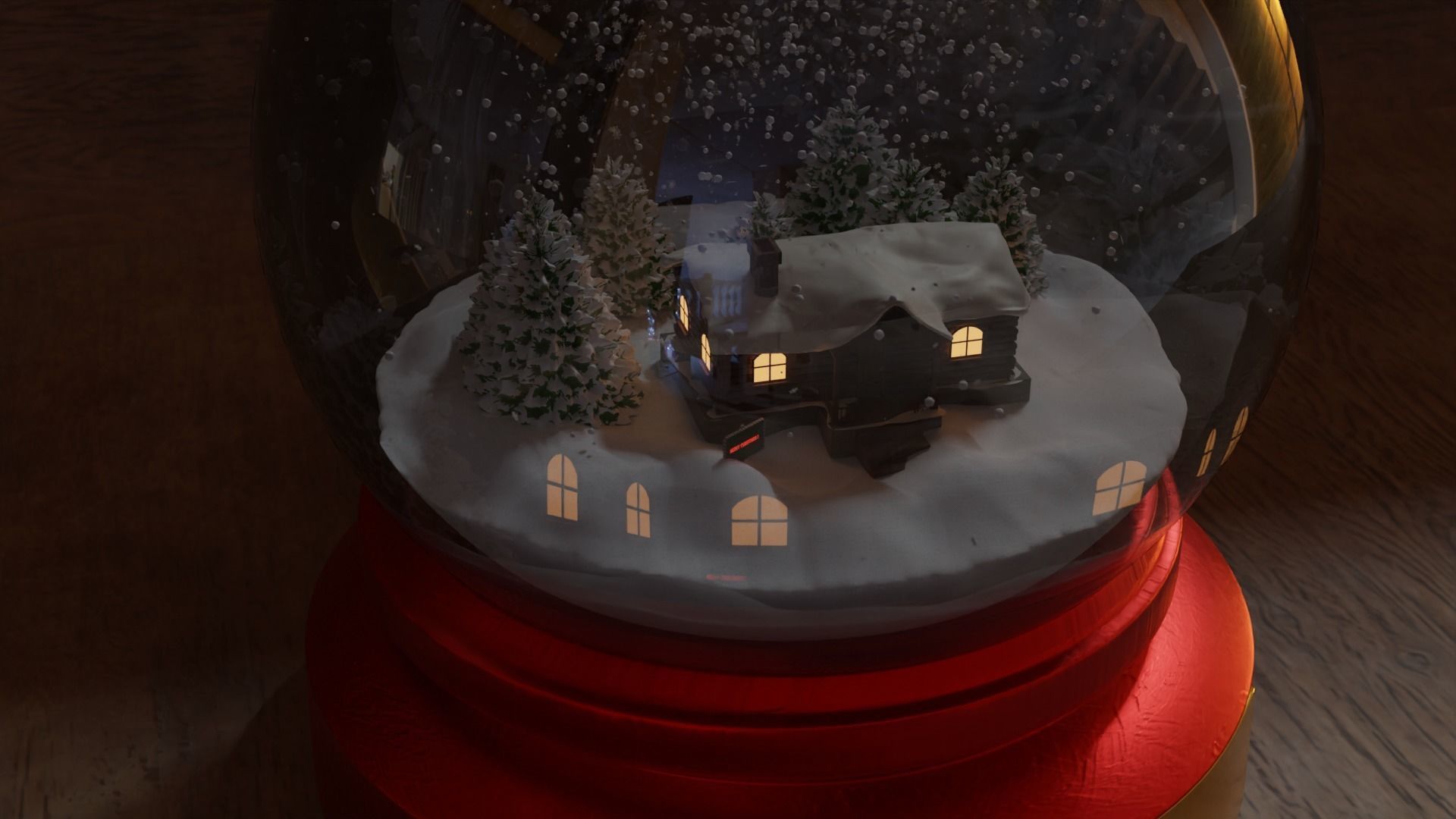 Snow Globe 3D model_15
