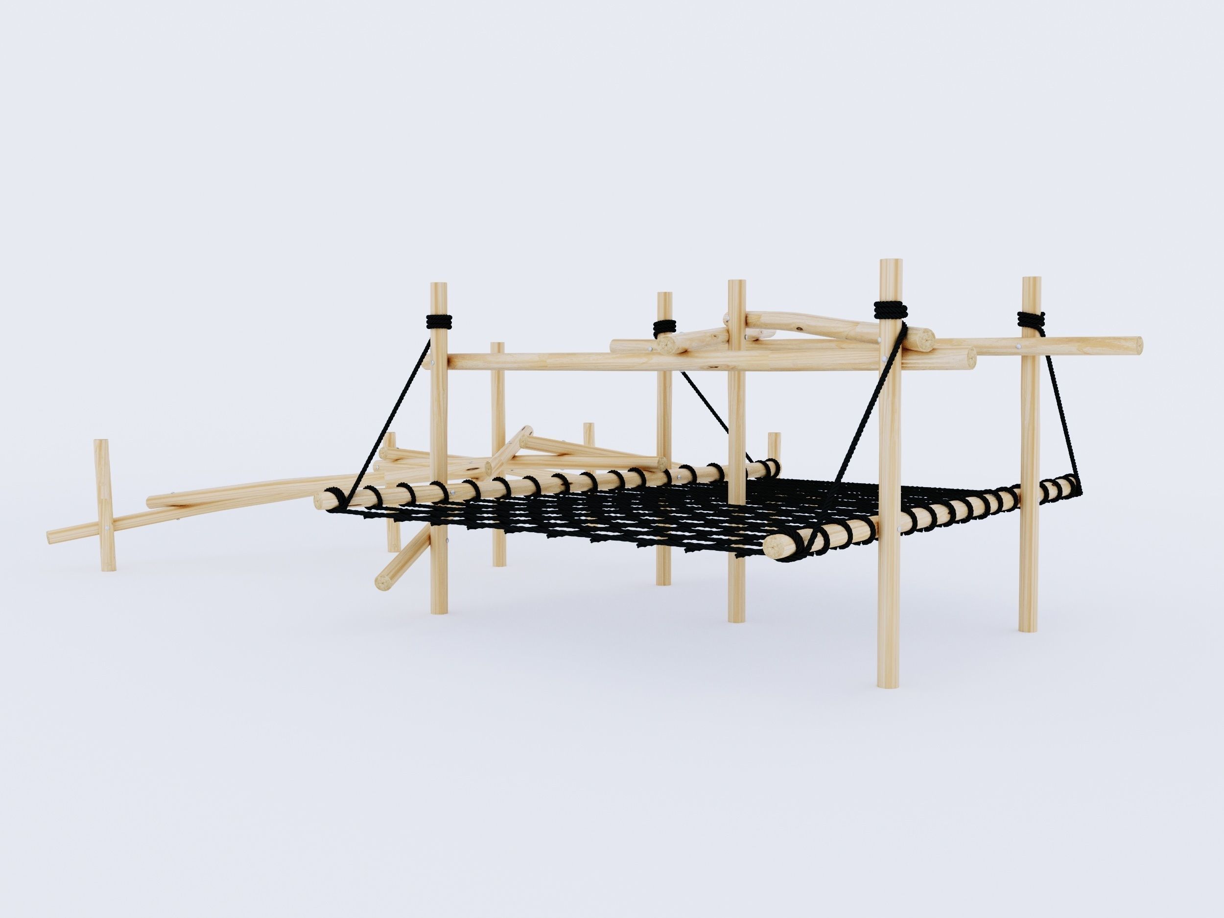 children street game 3D model_2