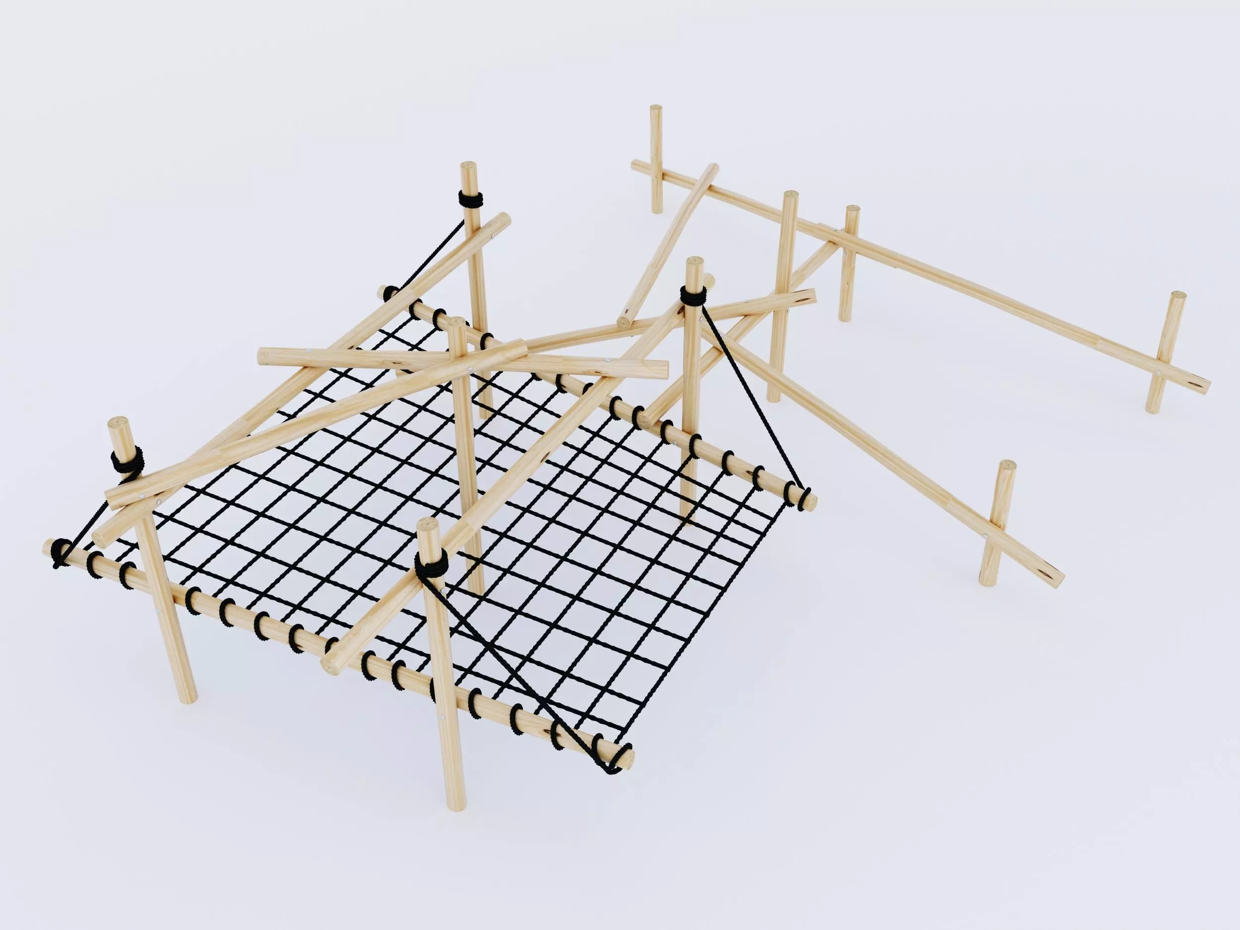 children street game 3D model_0