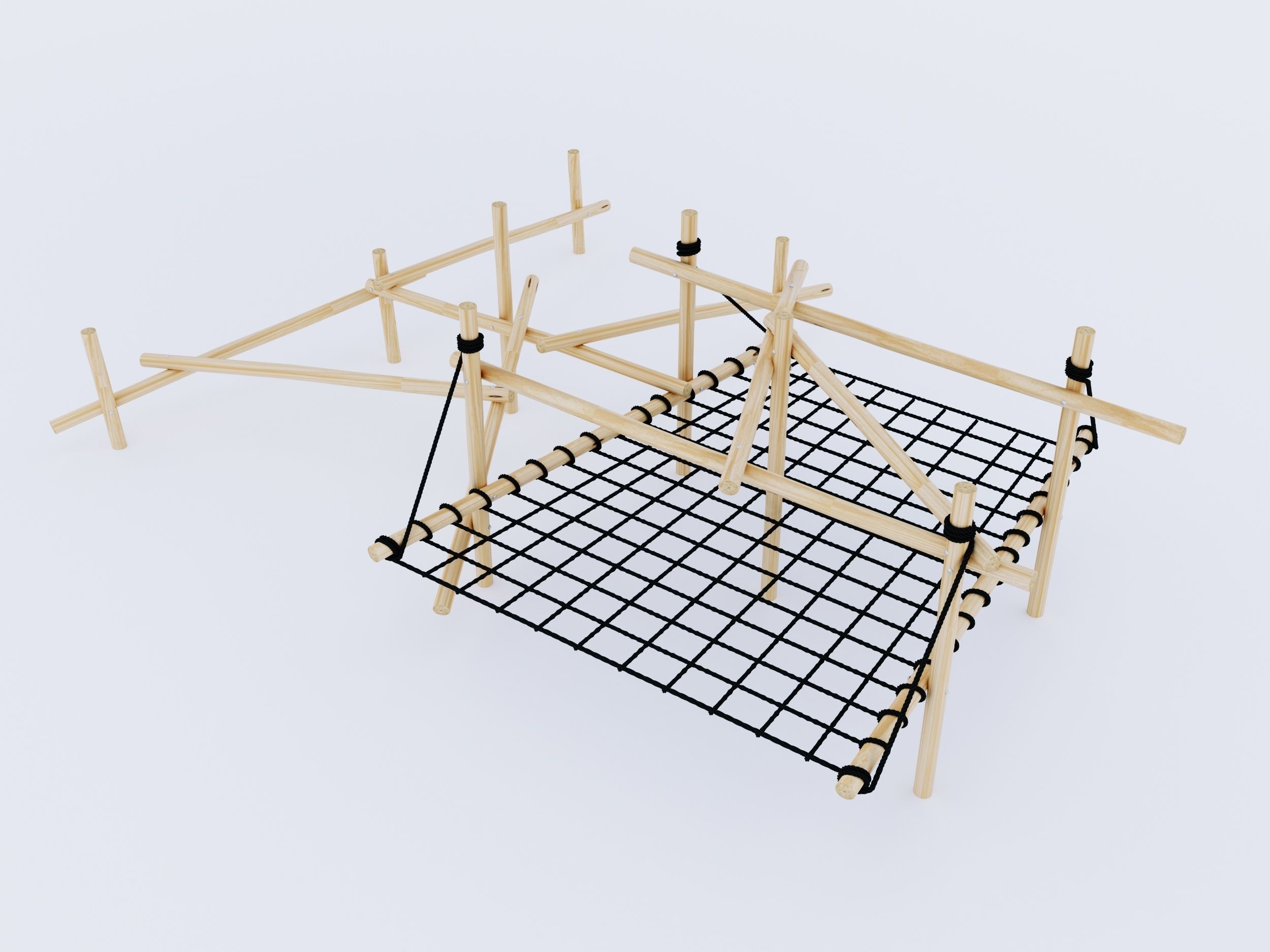 children street game 3D model_4