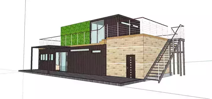 City Simple Art Building-Container-04