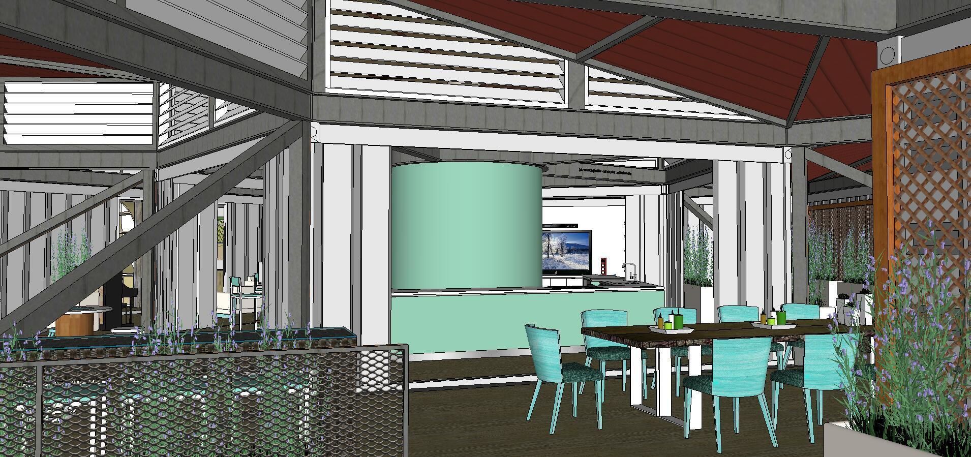 City Simple Art Building-Container-07 3D model_4