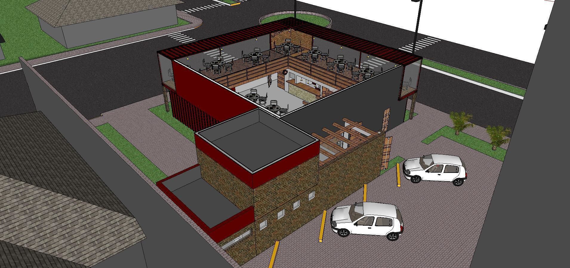 City Simple Art Building-Container-08 3D model_2