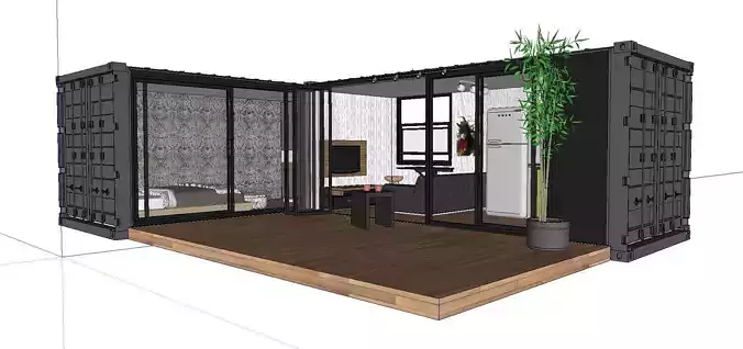 City Simple Art Building-Container-010