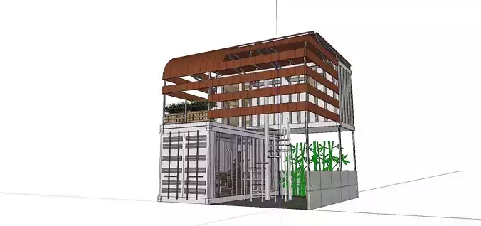 City Simple Art Building-Container-011