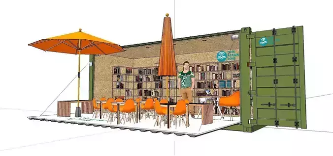 City Simple Art Building-Container-014