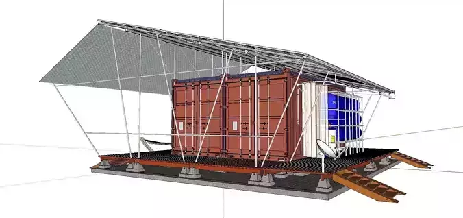 City Simple Art Building-Container-020