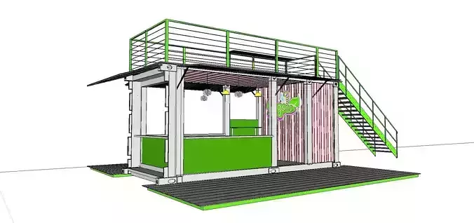 City Simple Art Building-Container-021