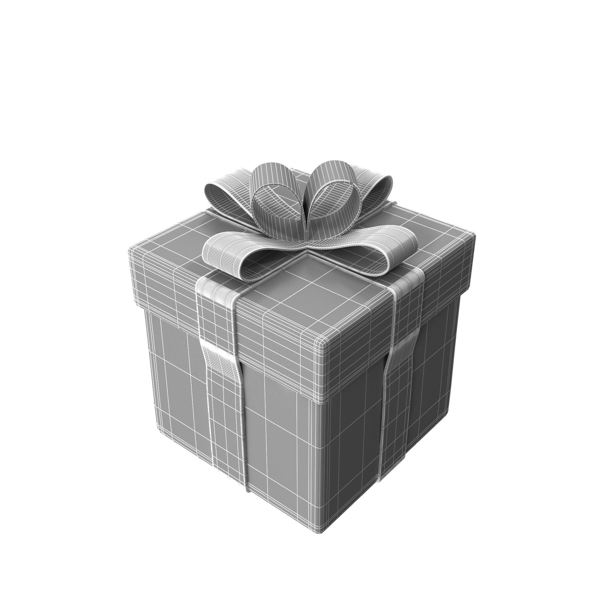 Gift Rigged Burst out animation 3D model_12