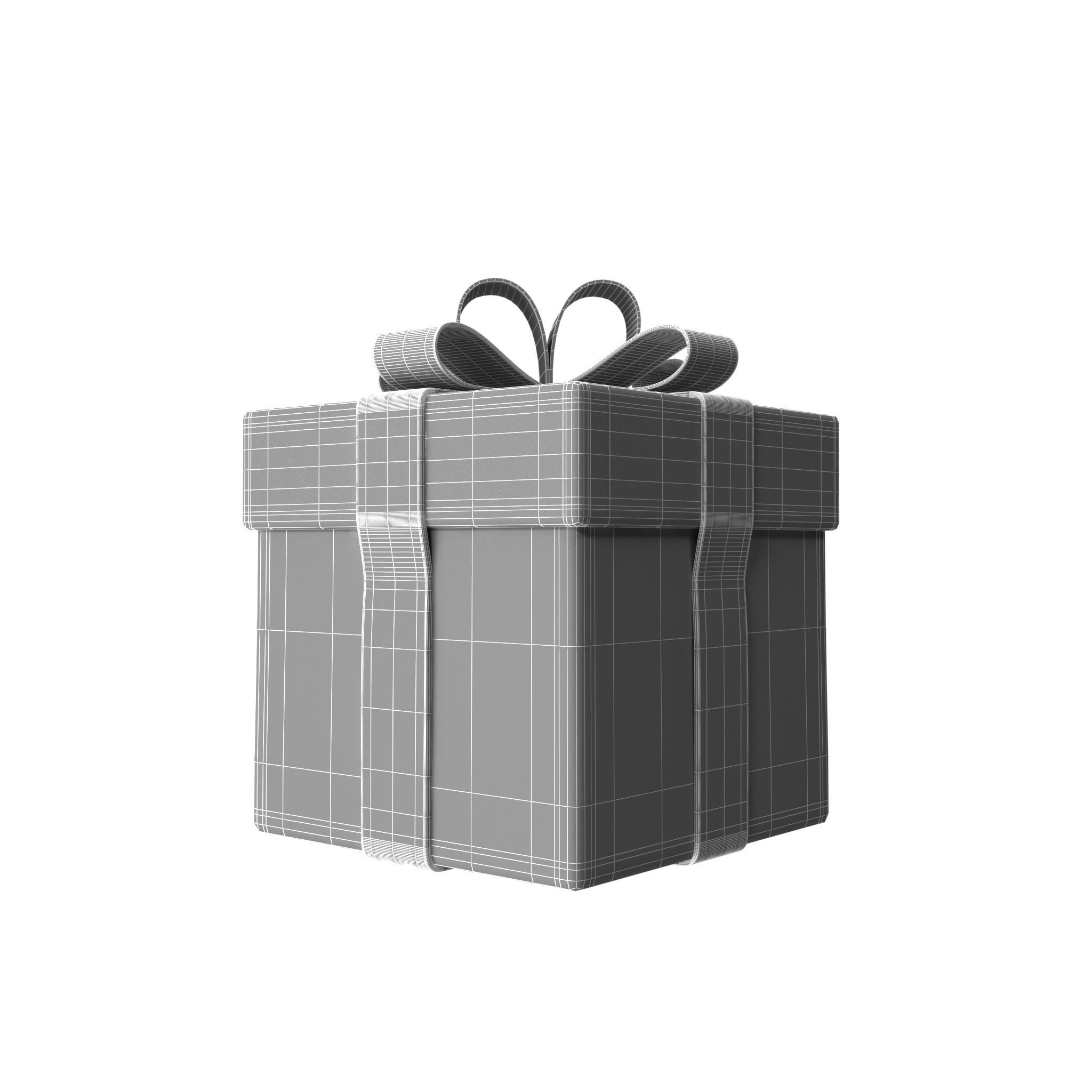 Gift Rigged Burst out animation 3D model_10