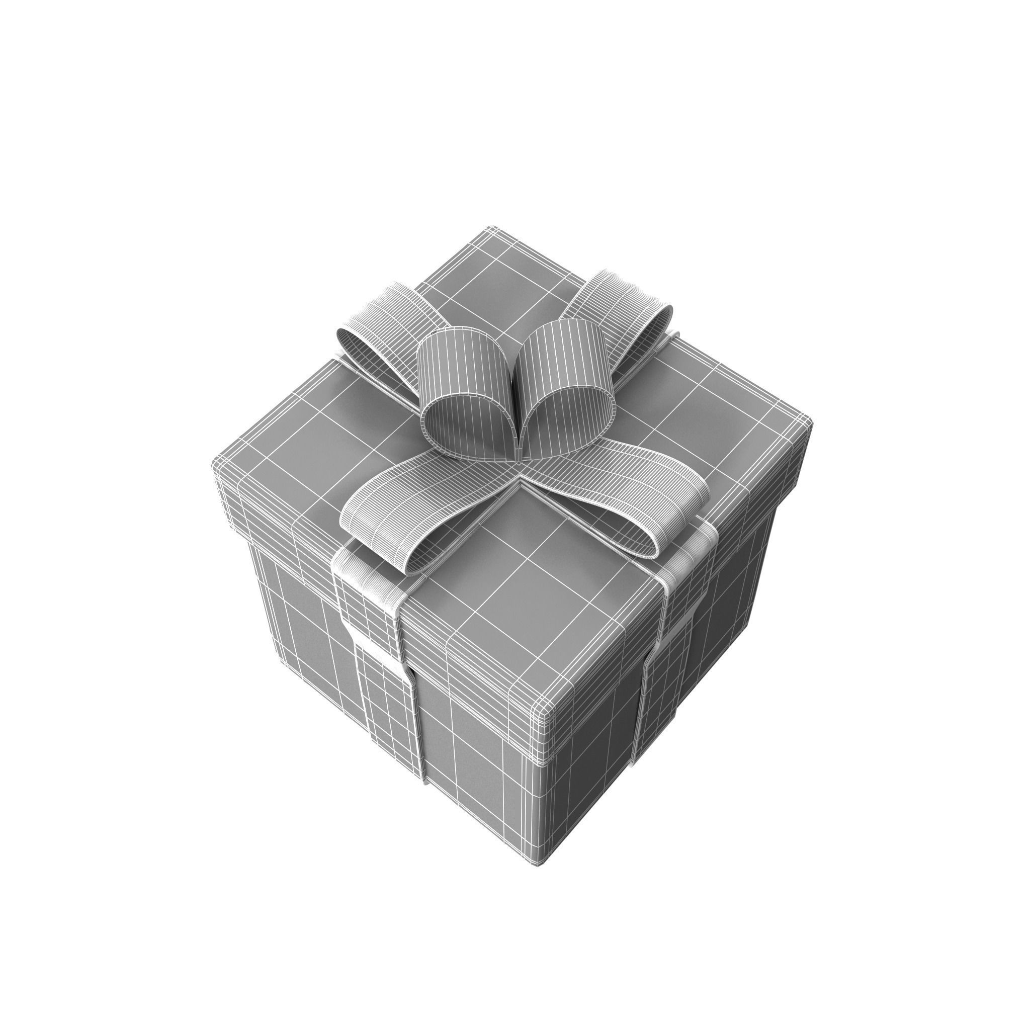 Gift Rigged Burst out animation 3D model_11