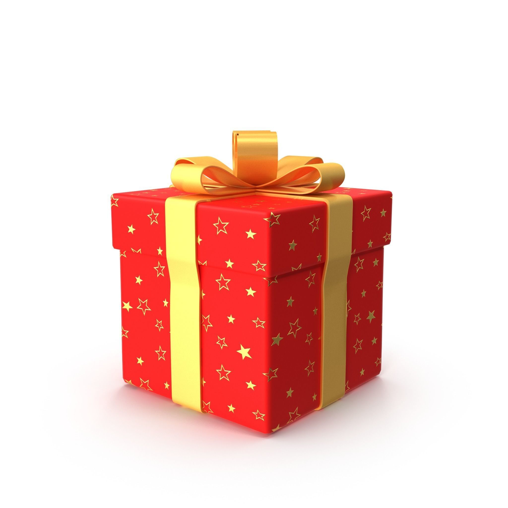 Gift Rigged Burst out animation 3D model_3